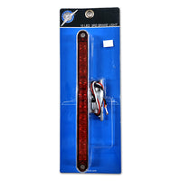 United Pacific 10 LED Dual Function 3rd Brake Light With Chrome Swivel Pedestal Base - Red LED/Red Lens