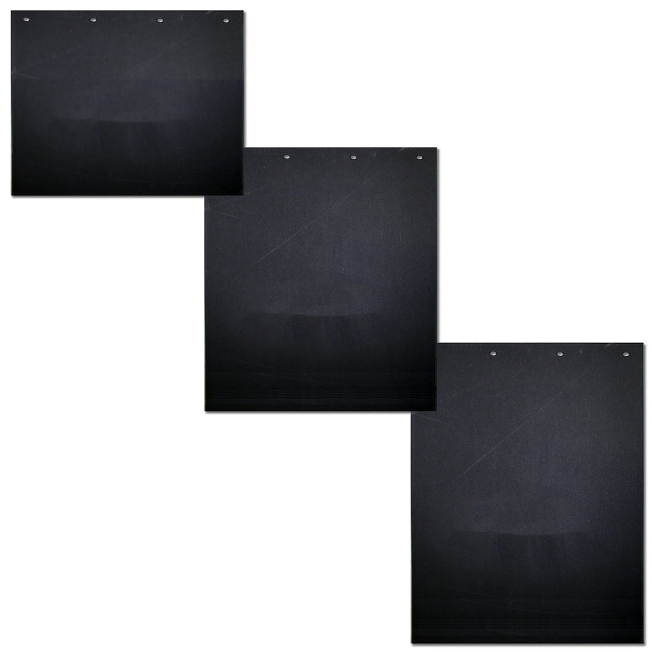 Minimizer 3/8 inch Thick Rubber Anti-Spray Mud Flaps - Berube's Truck Accessories