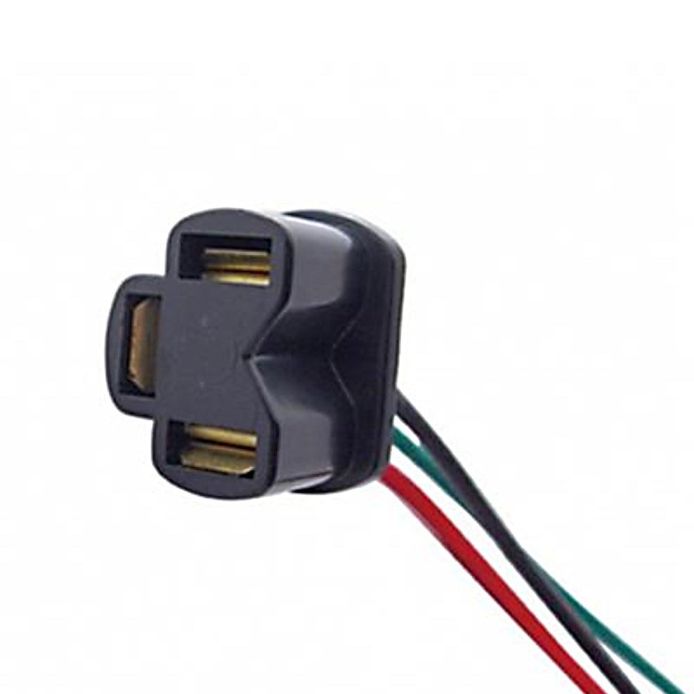 United Pacific 3 Contact Female Headlight Pigtail For H4 Halogen Bulb