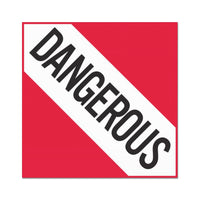 Placard Decal - Dangerous