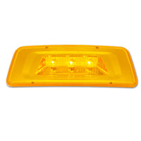 3 LED Fender Turn Signal/Parking Light For Kenworth T680/T700/T880 - Amber LED/Amber Lens