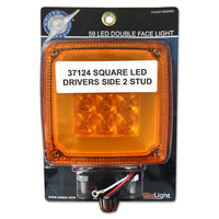 Square Double Face "GLO Light" LED Turn Signal
