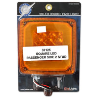 Square Double Face "GLO Light" LED Turn Signal