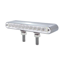 United Pacific 20 LED 6-1/2" Double Face Light Bar - Amber & Red LED/Clear Lens