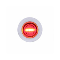 United Pacific .75 inch - 3 LED Dual Function Mini Clearance/Marker Light With Bezel - Amber or Red