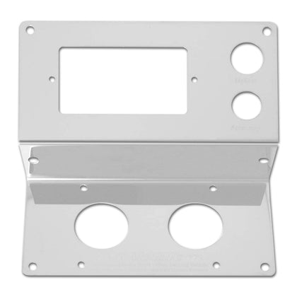 2000 to 04' Peterbilt 379 Chrome Plastic Cover for Ashtray, Lighter & Brake Valve Plate