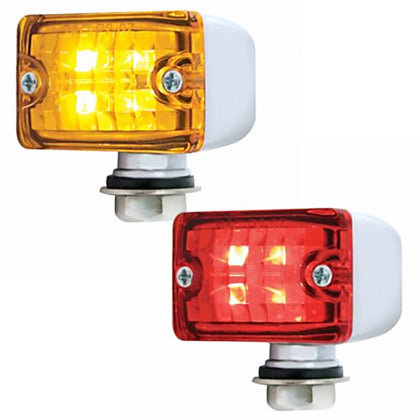 United Pacific 4 LED Small Rod Light - Amber or Red