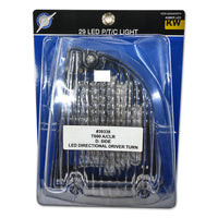 29 LED Turn Signal Light For 1985-2007 Kenworth T600 (Driver or Passenger) - Amber LED/Clear Lens