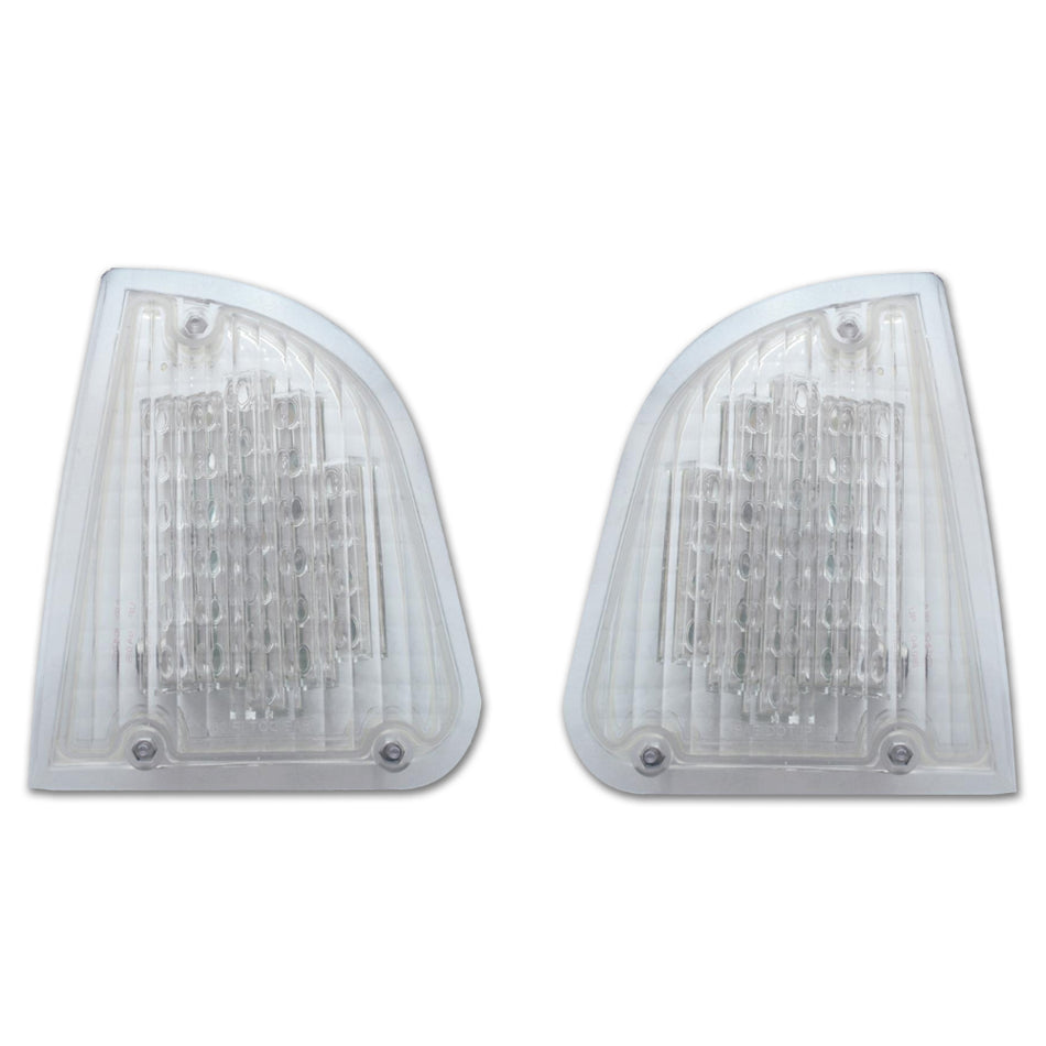 29 LED Turn Signal Light For 1985-2007 Kenworth T600 (Driver or Passenger) - Amber LED/Clear Lens