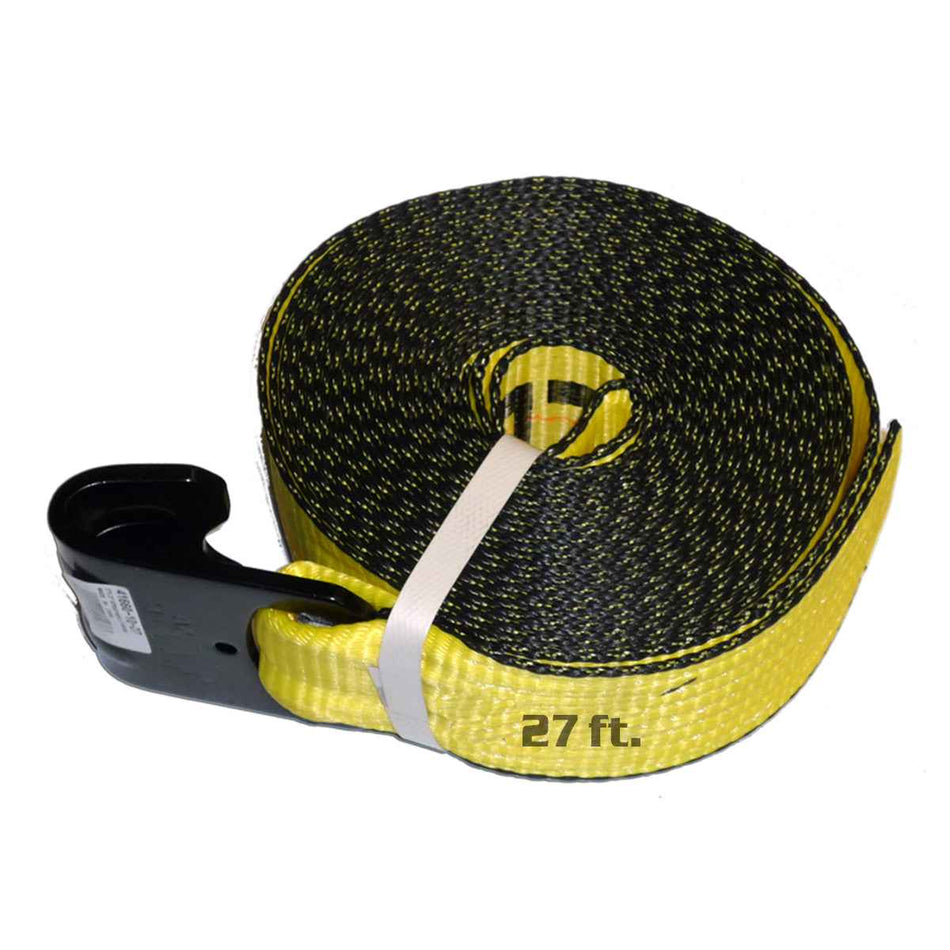 3" Straps w/Flat Hooks