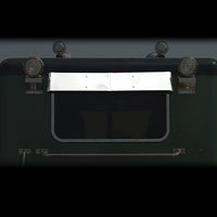 Roadwork's Peterbilt Day Cab Rear Window Drop Visor