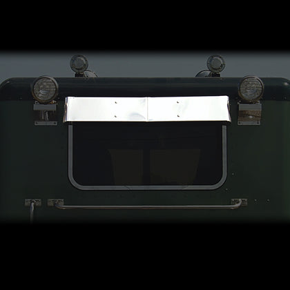 Roadwork's Peterbilt Day Cab Rear Window Drop Visor