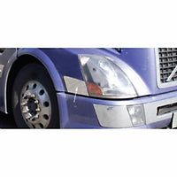 2003-17 Volvo VN/VNL Stainless Steel Hood Trim - Driver Side