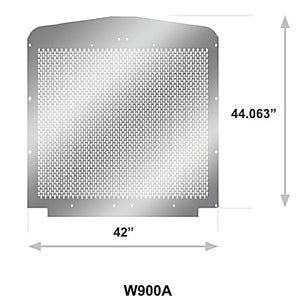 Kenworth 900L Keyhole Punched Grill Insert By RoadWorks