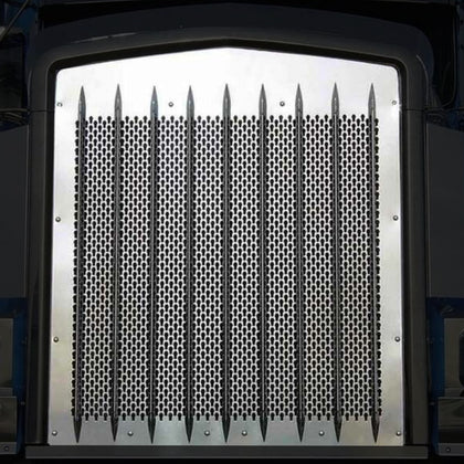 Kenworth 900L Keyhole Punched Grill Insert By RoadWorks