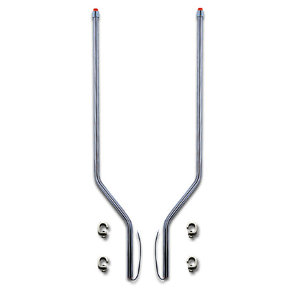 Bores Mfg. - International / Kenworth / Mack 51" Stainless Steel Bumper Guides