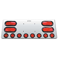 Roadworks Universal 12" Rear Center Panel w Lights Holes