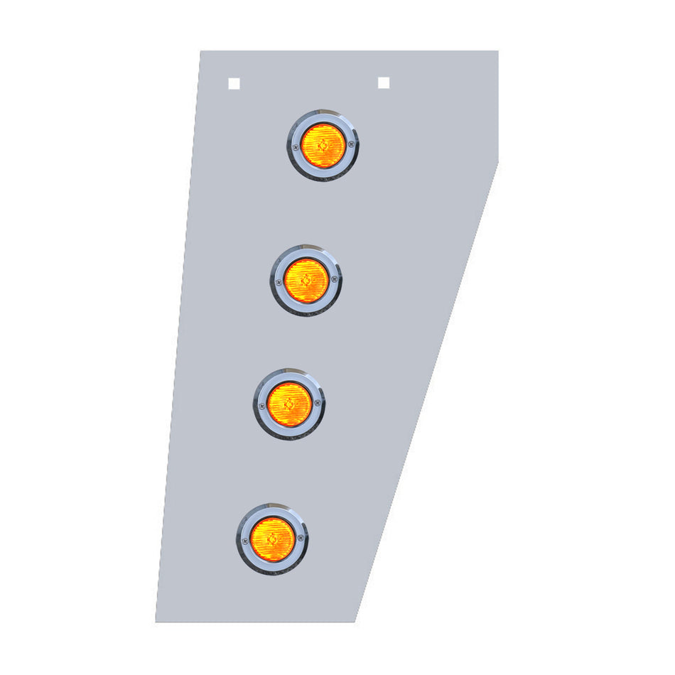 Roadwork's Peterbilt 379 Cowl Extension with 8 x 2" Light Holes