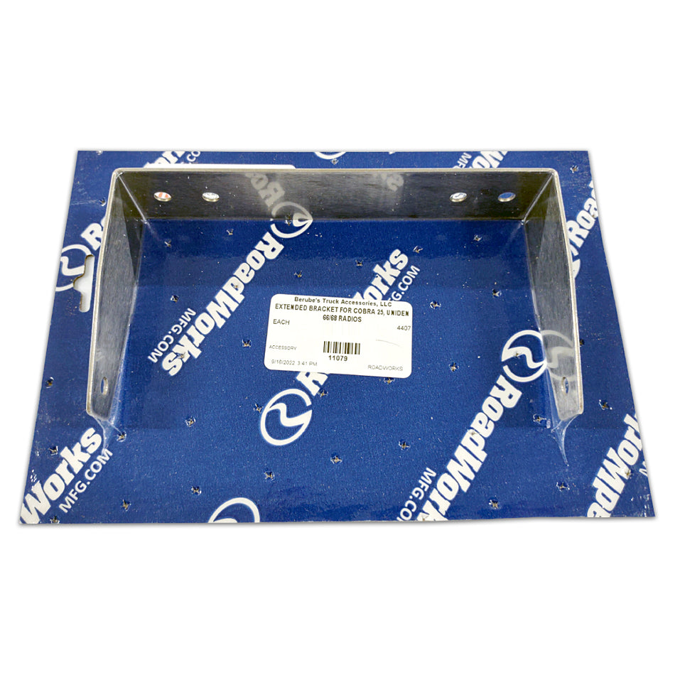 Roadworks Cobra 25 or Uniden 66/68 Radio Extended Mounting Bracket