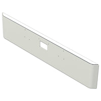 Peterbilt 379 20" Rolled End Square 10GA Steel Chrome Bumper w Bolt & Tow Pin Holes