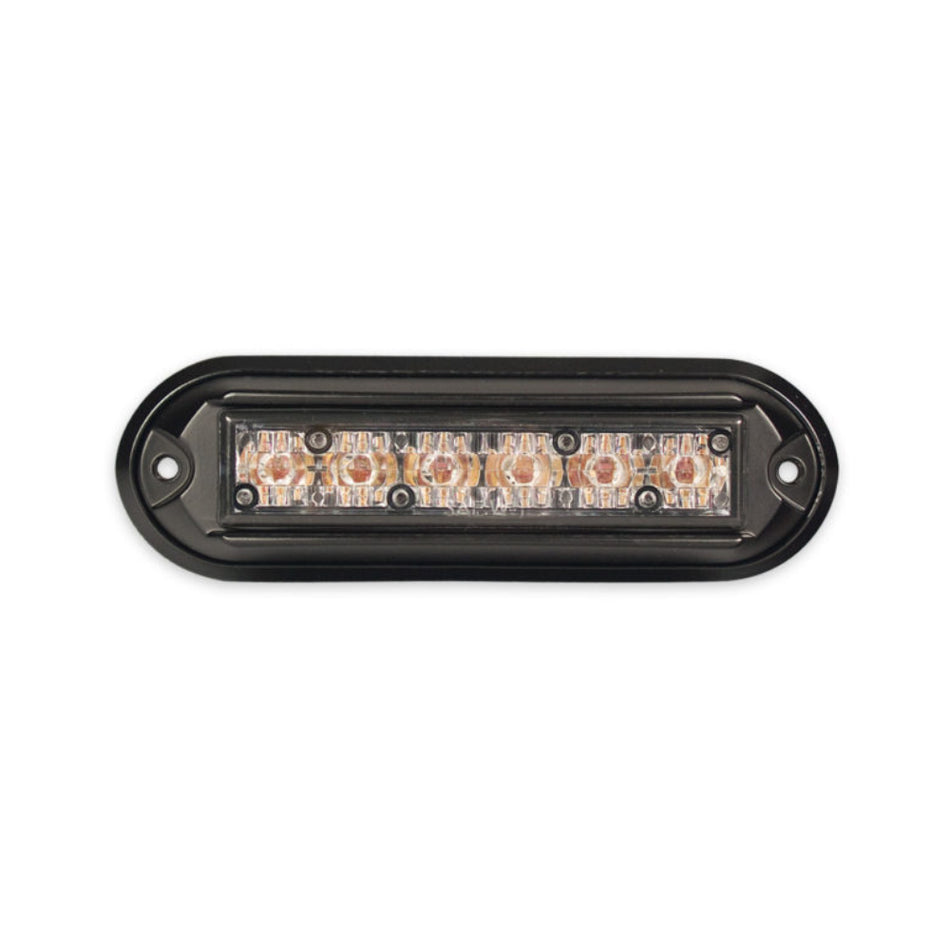 GHOST® Single Surface Mount Light, 10-30v - Amber & White LEDs