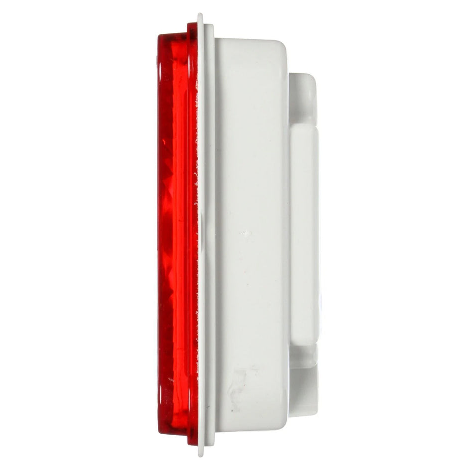 Truck-lite Super 45 Incandescent Red Rectangular 12V Stop/Turn/Tail Light w/ Black Grommet Mount