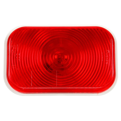 Truck-lite Super 45 Incandescent Red Rectangular 12V Stop/Turn/Tail Light w/ Black Grommet Mount
