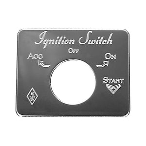 Rockwood Engraved Ignition Switch Plate