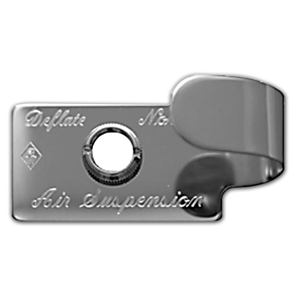 Rockwood 2006+ Peterbilt "Air Suspension" Chrome Switch Guard Cover