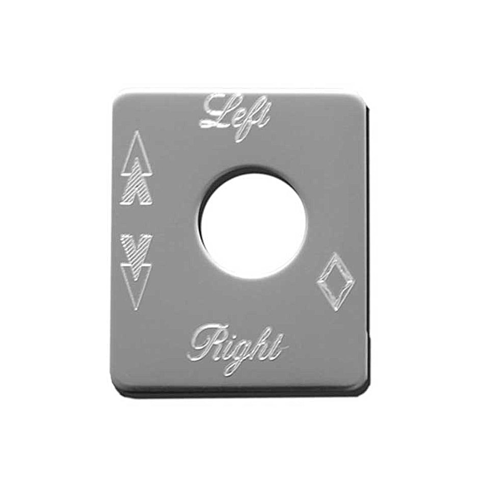 Rockwood Stainless Steel Fuel Left/Right Switch Plate
