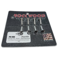 Rockwood - Peterbilt Chrome Stainless Steel Dash Instrument Screws (8 pk)