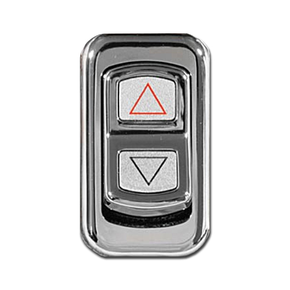 Rockwood 2006+ Peterbilt Engine Idle Chrome Rocker Switch Cover