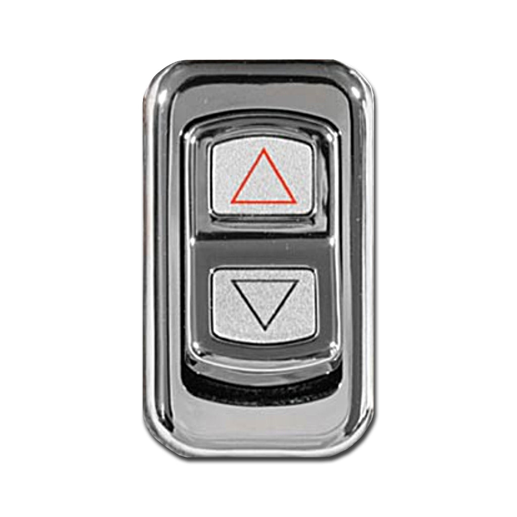 Rockwood 2006+ Peterbilt Engine Idle Chrome Rocker Switch Cover