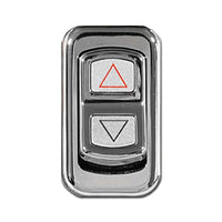 Rockwood 2006+ Peterbilt Engine Idle Chrome Rocker Switch Cover