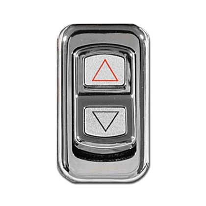 Rockwood 2006+ Peterbilt Engine Idle Chrome Rocker Switch Cover