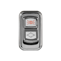 Rockwood 2006+ Peterbilt "Clearance Lights" Chrome Rocker Switch Cover