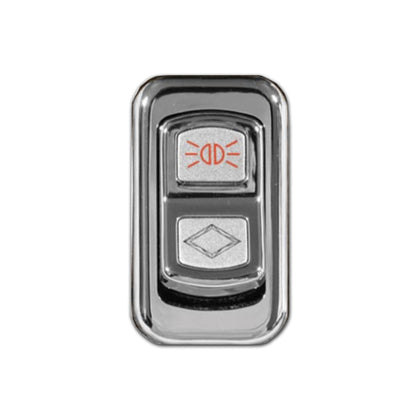 Rockwood 2006+ Peterbilt "Clearance Lights" Chrome Rocker Switch Cover