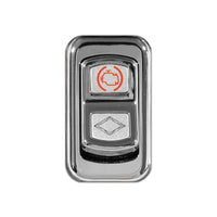 Rockwood 2006+ Peterbilt "Engine Brake" Chrome Rocker Switch Cover