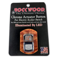 Rockwood 2006+ Peterbilt "Load Lights" Chrome Rocker Switch Cover