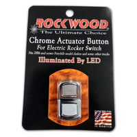 Rockwood 2006+ Peterbilt "Blank Diamond" Chrome Rocker Switch Cover