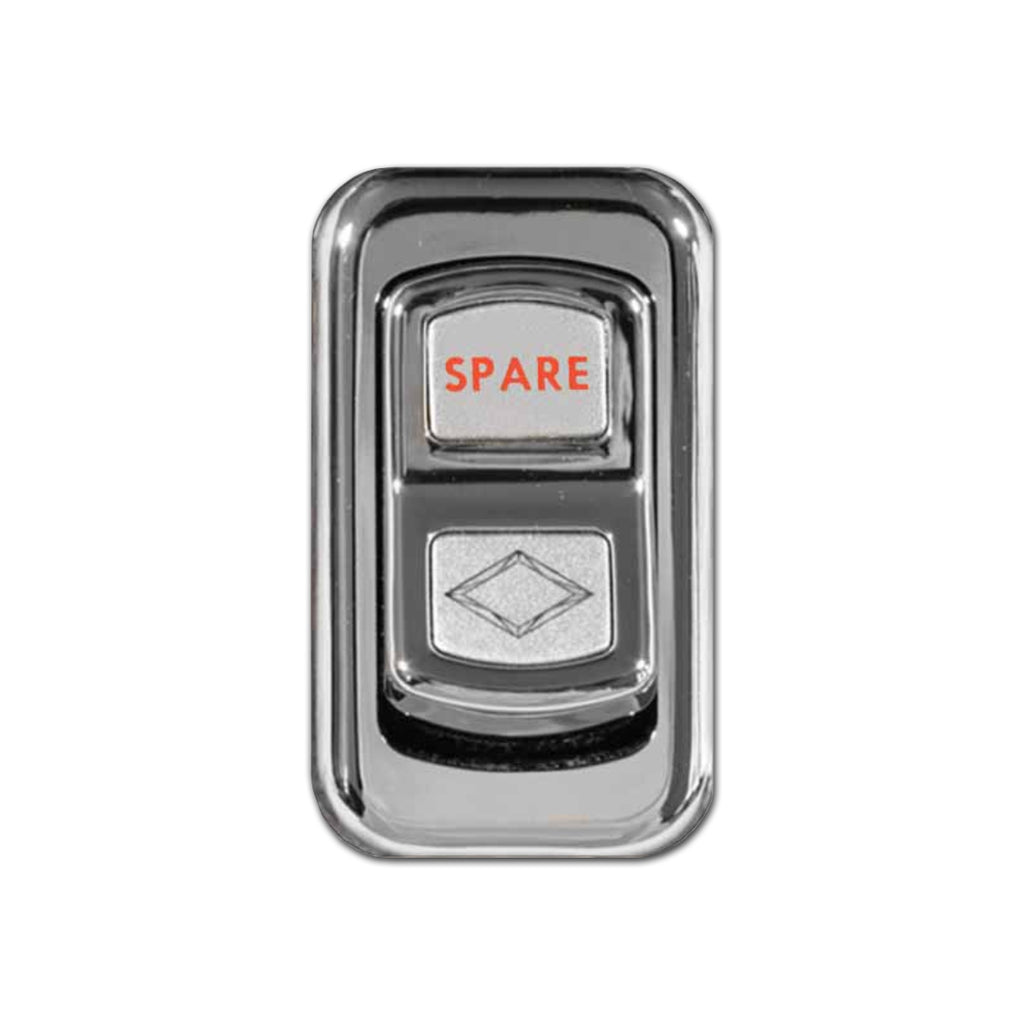 Rockwood 2006+ Peterbilt "Spare" Chrome Rocker Switch Cover