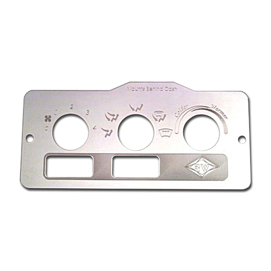 Rockwood 95-2005 Peterbilt 370 Stainless Steel A/C Heater Control Plate