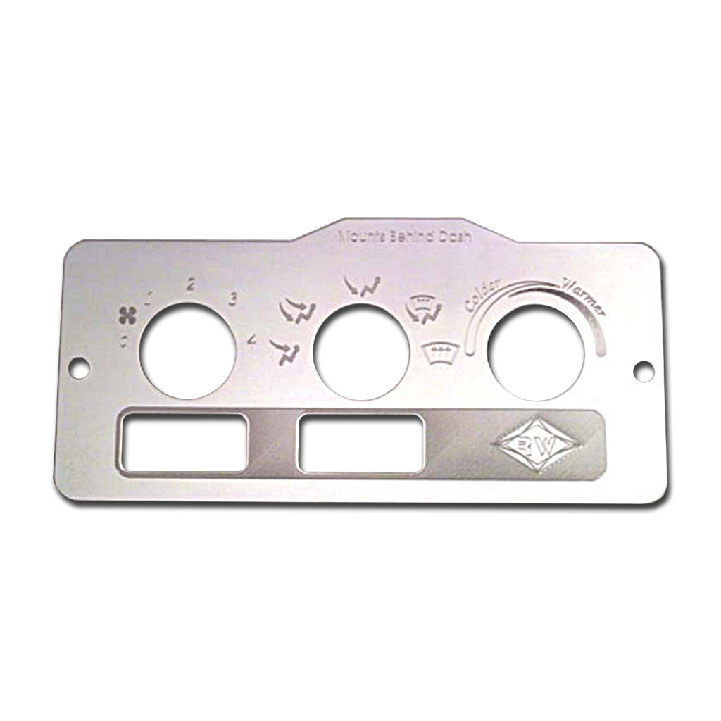 Rockwood 95-2005 Peterbilt 370 Stainless Steel A/C Heater Control Plate