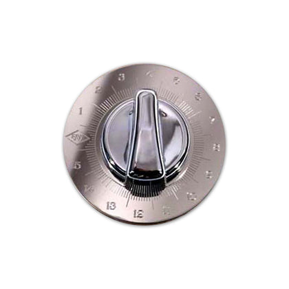 Rockwood - Chrome Engine Shutdown Timer Knob & Plate