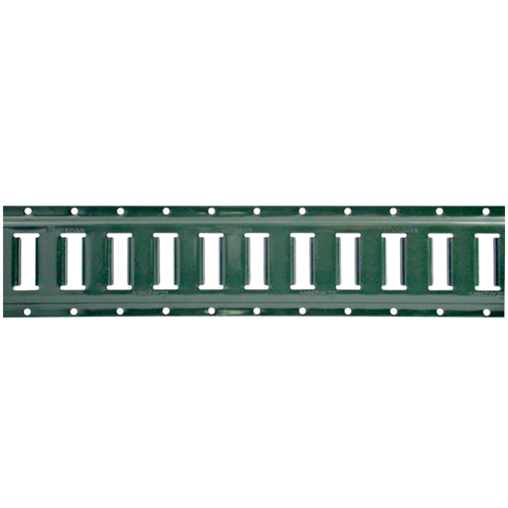 10’ Series E Gray Powder Coated Horizontal Logistic Track