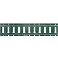 10’ Series E Gray Powder Coated Horizontal Logistic Track