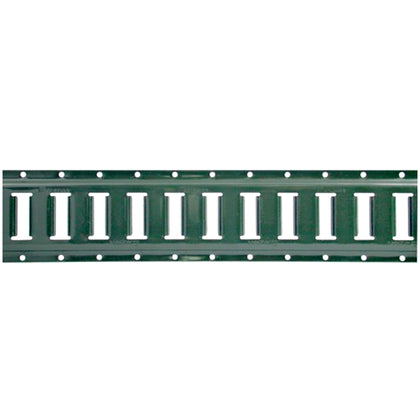 10’ Series E Gray Powder Coated Horizontal Logistic Track