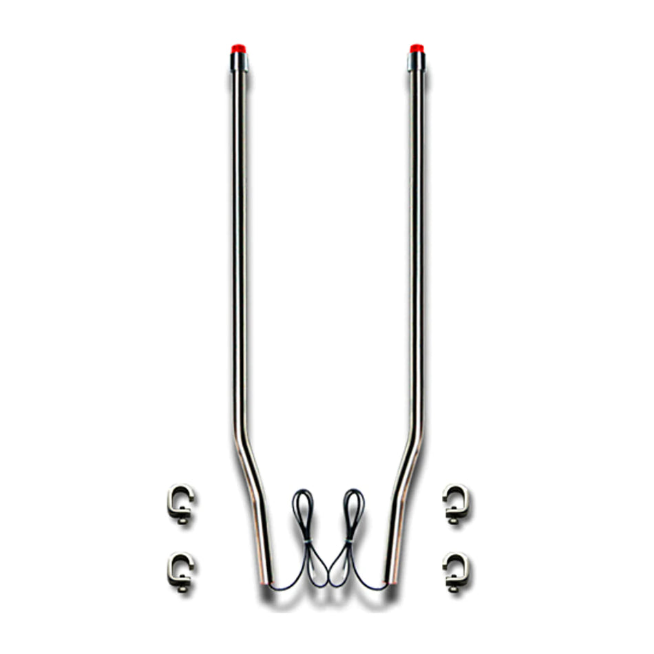 Bores Mfg. - Red LED Top Lights for Bumper Poles (lights only)