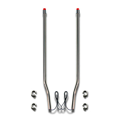 Bores Mfg. - Red LED Top Lights for Bumper Poles (lights only)