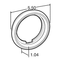 Model 40 - 4" Round Rubber Grommet (4.5" hole)
